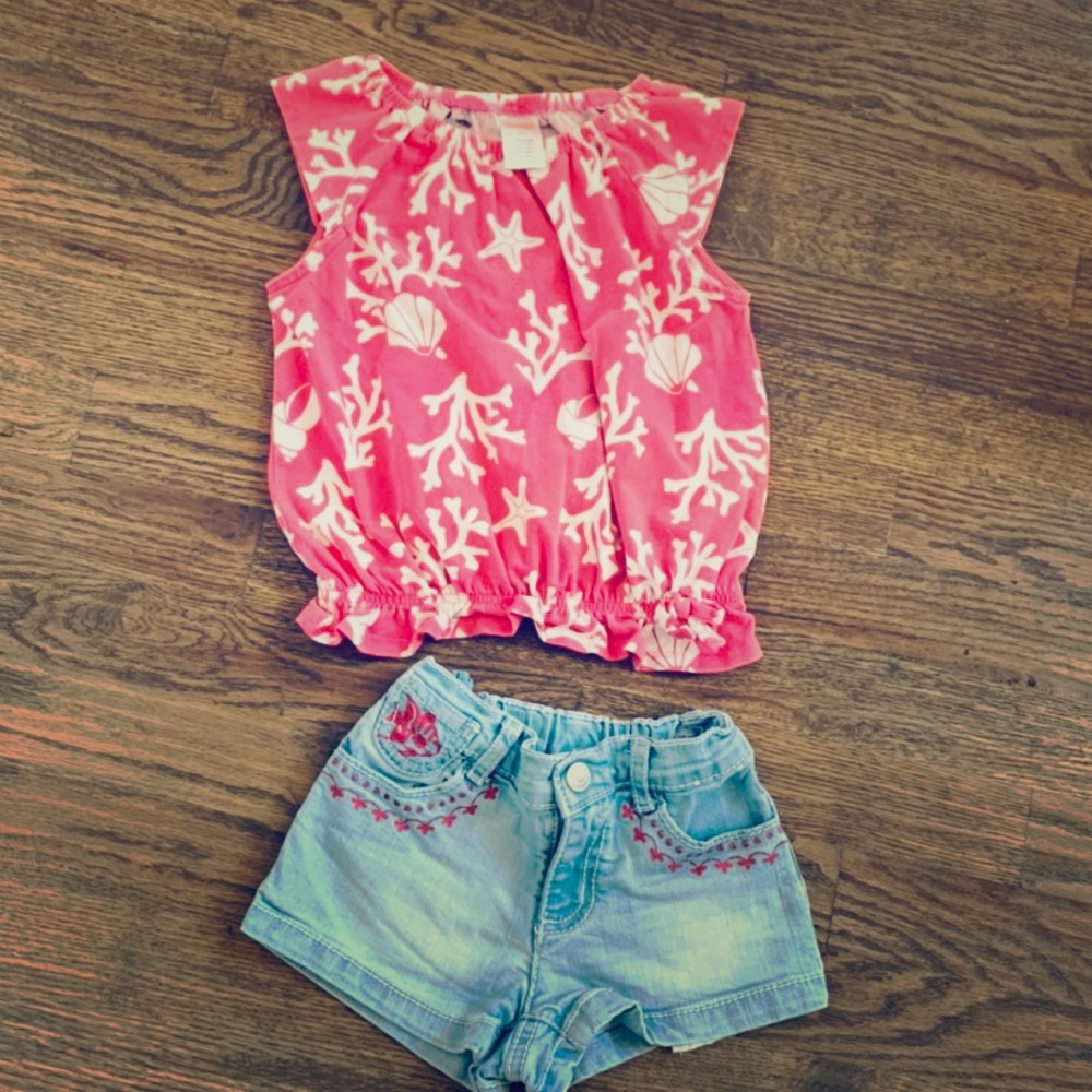 Matching shorts and top